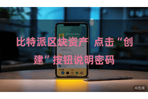 比特派区块资产 点击“创建”按钮说明密码