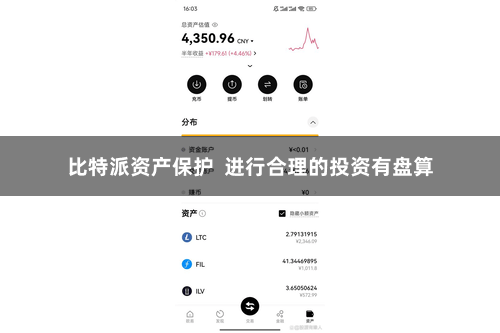 比特派资产保护 进行合理的投资有盘算