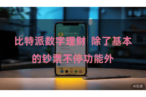 比特派数字理财 除了基本的钞票不停功能外