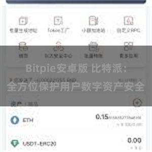 Bitpie安卓版 比特派：全方位保护用户数字资产安全