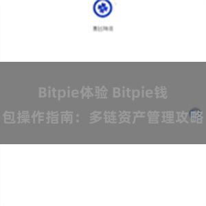 Bitpie体验 Bitpie钱包操作指南：多链资产管理攻略