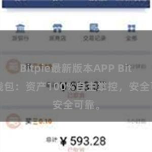 Bitpie最新版本APP Bitpie钱包：资产100%自主掌控，安全可靠。