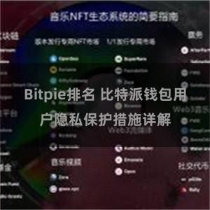 Bitpie排名 比特派钱包用户隐私保护措施详解