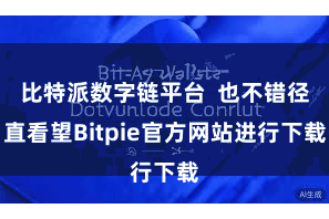 比特派数字链平台  也不错径直看望Bitpie官方网站进行下载